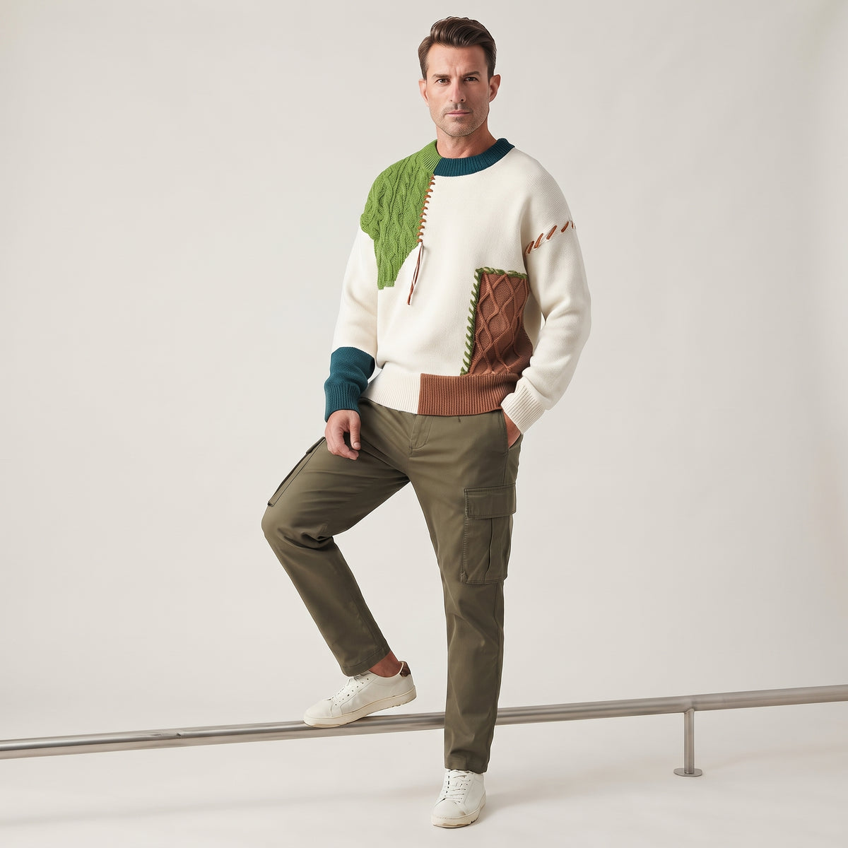 Spliced Terrain Cable Sweater