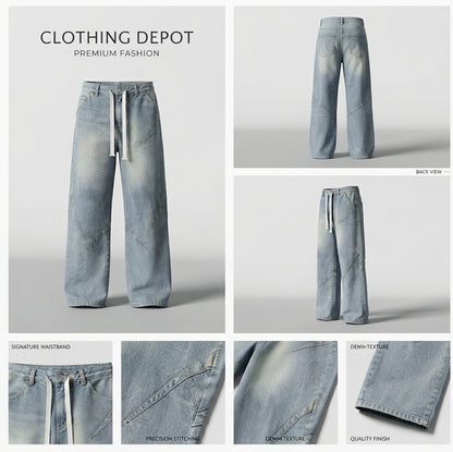 Men’s Modern Slim-Fit Casual Trousers