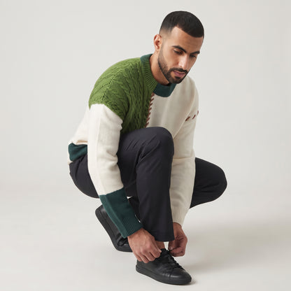 Spliced Terrain Cable Sweater