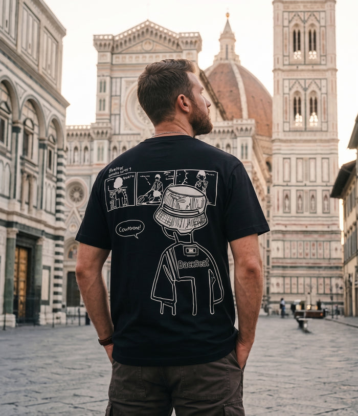 Stylish cotton crew neck T-shirt with graphic print